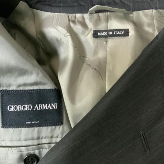 Giorgio Armani - 値下げ‼️ジョルジオアルマーニ 黒ラベル イタリア製