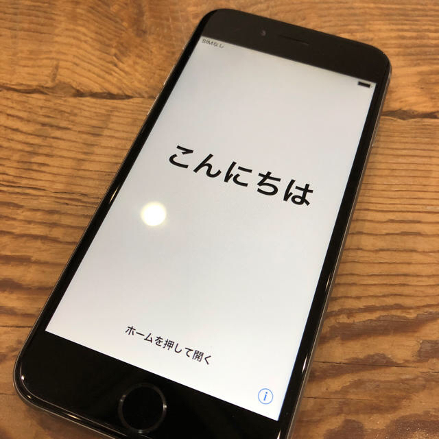Softbank iPhone6 32G スペースグレイ MQ3D2J 判定〇-
