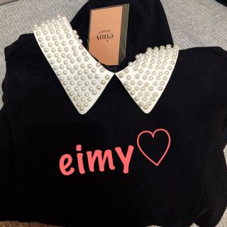 エイミーイストワール(eimy istoire)のeimy♡新品未使用♡パールカラーブラウス♡(シャツ/ブラウス(長袖/七分))