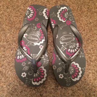 ハワイアナス(havaianas)のhavaianas ビーチサンダル 22.5cm  ヒール ラテ肌(ビーチサンダル)