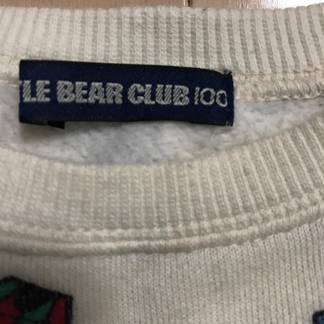 LITTLE BEAR CLUB(リトルベアークラブ)のトレーナー100 キッズ/ベビー/マタニティのキッズ服男の子用(90cm~)(Tシャツ/カットソー)の商品写真