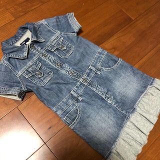 ベビーギャップ(babyGAP)のbaby Gap デニム ワンピース 110cm(ワンピース)