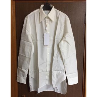 マルタンマルジェラ(Maison Martin Margiela)の41 新品70%off マルジェラ カットアウト 切り替え シャツ アイボリー(シャツ)