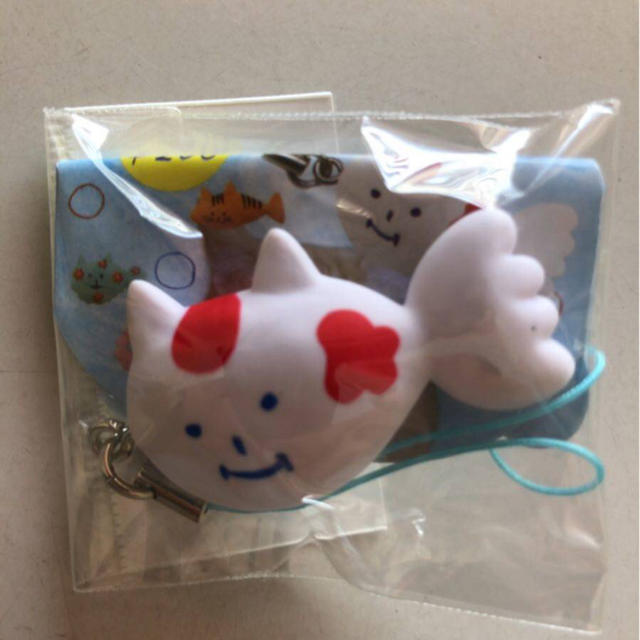 ★ 新品 ねこ金魚 猫 ネコ 金魚 フィギュア 赤 白 エンタメ/ホビーのフィギュア(その他)の商品写真