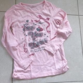 イオン(AEON)のトップバリュー　ピンク色ロンT(Tシャツ/カットソー)