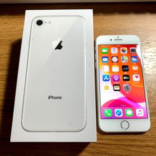 アイフォーン(iPhone)のiPhone8 Silver 64GB SIMフリー(スマートフォン本体)