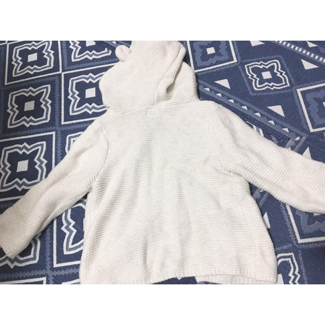 babyGAP(ベビーギャップ)の★yy77i様専用★BabyGAP クマ耳カーディガン キッズ/ベビー/マタニティのベビー服(~85cm)(カーディガン/ボレロ)の商品写真