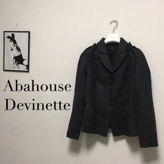 アバハウスドゥヴィネット(Abahouse Devinette)のAbahouse Devinette ウールジャケット(テーラードジャケット)