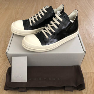 ダークシャドウ(DRKSHDW)の新品！Rick Owens DRKSHDW コーティングコットン サイズ43(スニーカー)