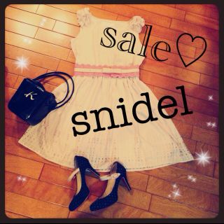 スナイデル(SNIDEL)のsnidelフリルワンピ♡お値下げ(ミニワンピース)