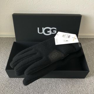 アグ(UGG)のタグ付き新品【UGG】スマホOK / ファブリック＆レザー手袋(手袋)