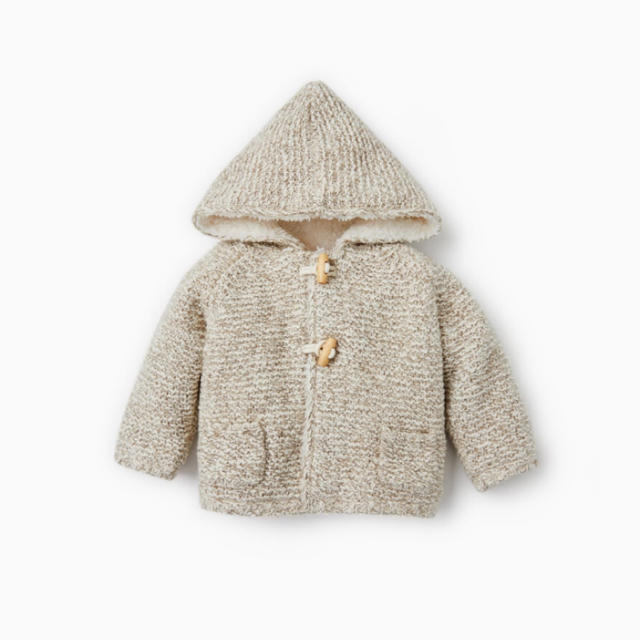 ZARA KIDS(ザラキッズ)のzara baby☁︎ボアジャケット キッズ/ベビー/マタニティのベビー服(~85cm)(ジャケット/コート)の商品写真