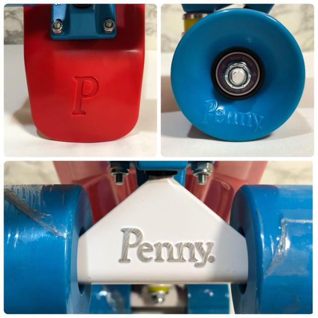 【新品未使用】Penny 22インチ スケートボード レッド スポーツ/アウトドアのスポーツ/アウトドア その他(スケートボード)の商品写真