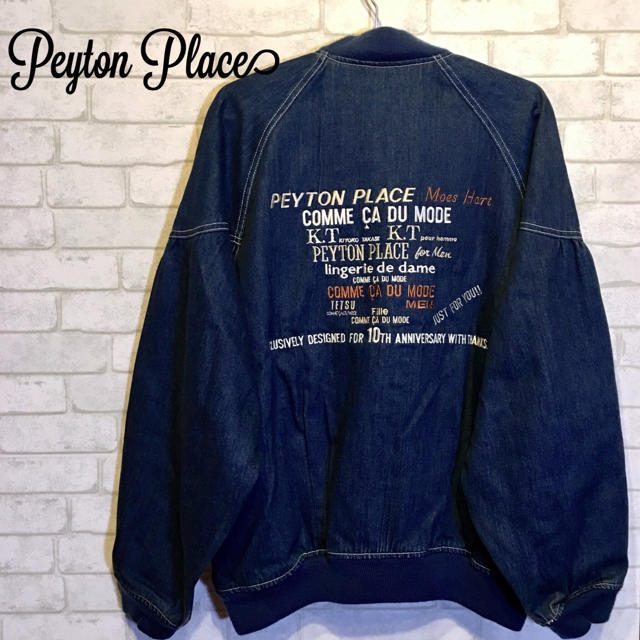 Peyton Place(ペイトンプレイス)の【Peyton Place】ペイトンプレイス デニムジャケット☆フリーサイズ☆ レディースのジャケット/アウター(Gジャン/デニムジャケット)の商品写真