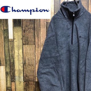 チャンピオン(Champion)の【beans様専用☆】チャンピオン☆ワンポイント刺繍ロゴハーフジップフリース(ブルゾン)