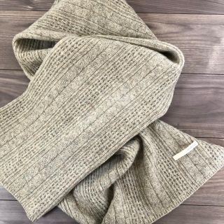evam eva 畦編み ウール ヤク カシミヤ ストール マフラー