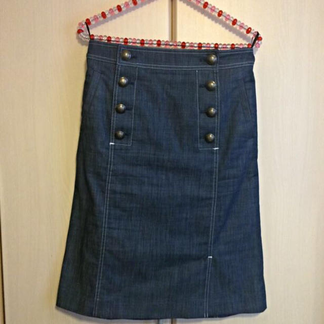 INED(イネド)の2015ss定価22680円スカート美品 レディースのスカート(ひざ丈スカート)の商品写真