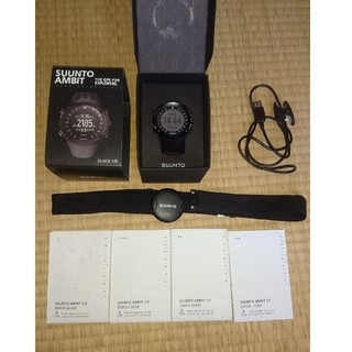 スント(SUUNTO)のカステラ様専用 SUUNTO AMBIT HR ブラック スマートウォッチ(腕時計(デジタル))