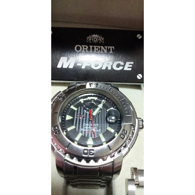 ORIENT(オリエント)のORIENT M-FORCE 自動巻 裏スケ メンズの時計(腕時計(アナログ))の商品写真