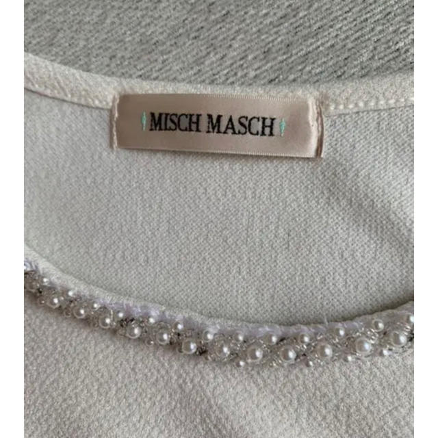 MISCH MASCH(ミッシュマッシュ)のお値下げ！MISCH MASCHの生成りワンピース レディースのワンピース(ひざ丈ワンピース)の商品写真
