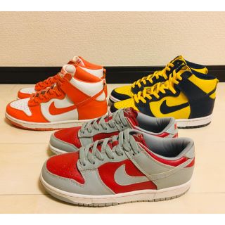 観賞用 NIKE DUNK 3足セット 裏ダンク ダンク25,5cm