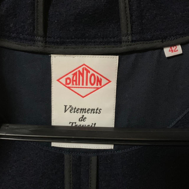 DANTON(ダントン)のDANTON ウールモッサシングルフードジャケット 42（L） メンズのジャケット/アウター(ピーコート)の商品写真