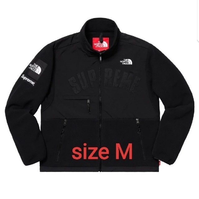 supreme north face フリース　黒　M