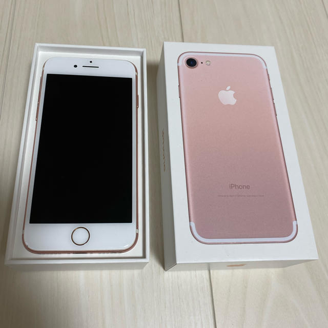 iPhone7 ローズゴールド　128GB