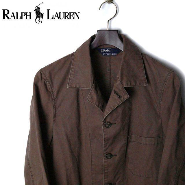 POLO RALPH LAUREN(ポロラルフローレン)のポロ ラルフローレン ダック地 コットン ワークジャケット メンズのジャケット/アウター(ステンカラーコート)の商品写真
