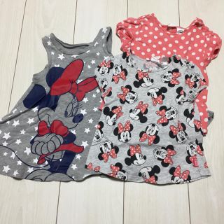 エイチアンドエム(H&M)のミニーちゃん3枚セット(Ｔシャツ)