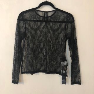 ラグナムーン(LagunaMoon)の新品 ラグナムーン LADY ロングスリーブレースTOPS(シャツ/ブラウス(長袖/七分))