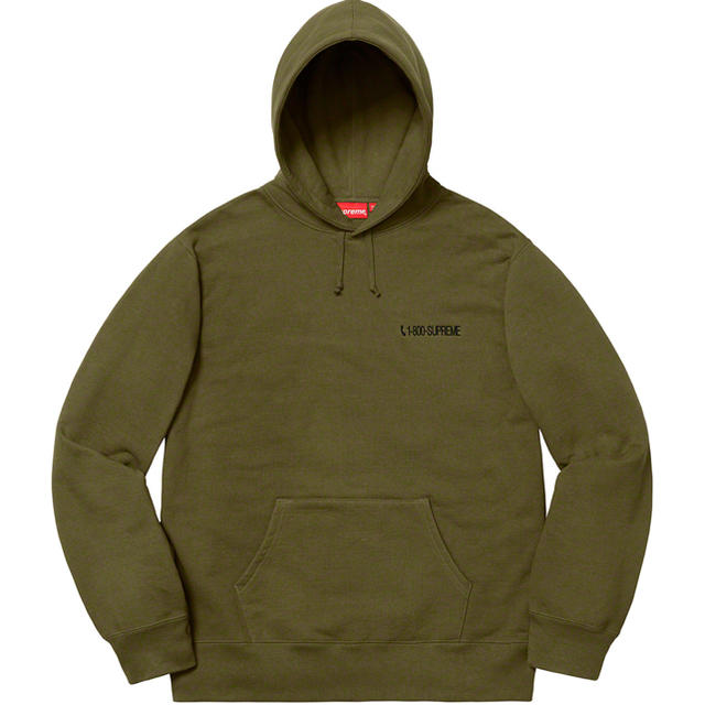 supreme 1-800 Hooded Sweatshirt XL