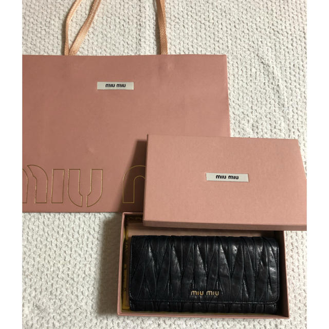 miu miu＊長財布(ショップ袋＆箱付き)