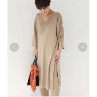 スピックアンドスパン(Spick & Span)のSpick and Span ニットワンピース(ひざ丈ワンピース)