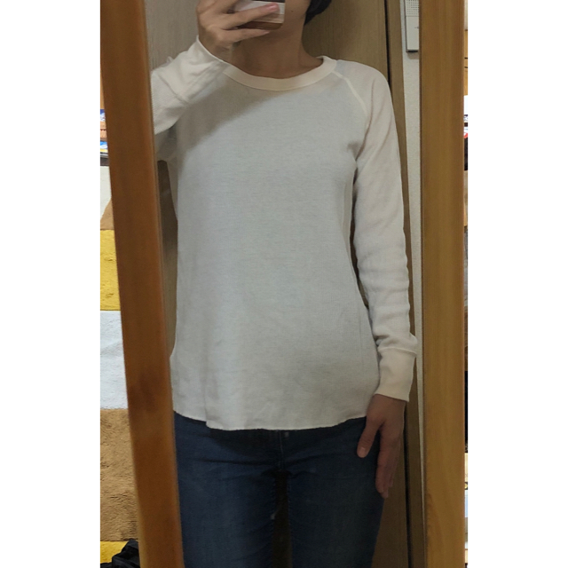 Hanes(ヘインズ)のともさん専用★ヘインズ　ワッフルTシャツ レディースのトップス(カットソー(長袖/七分))の商品写真