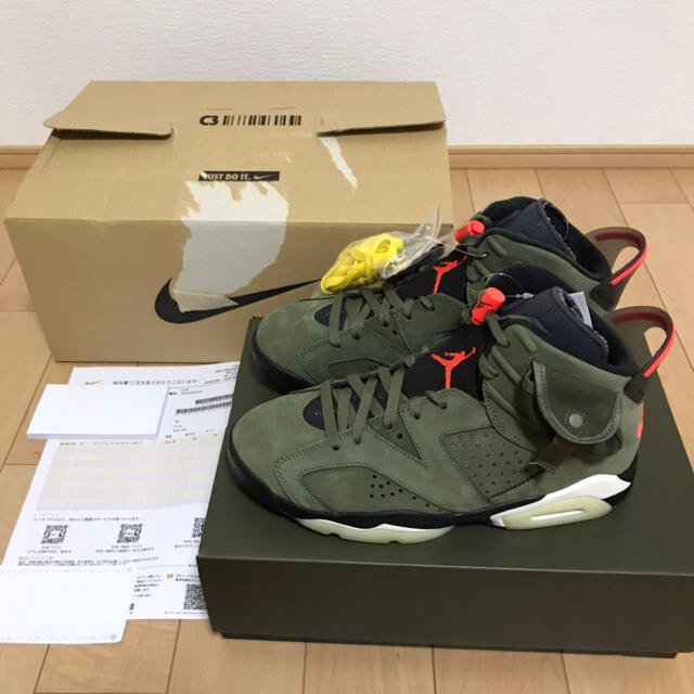 NIKE AIRJORDAN6 TravisScott エアジョーダン6 27㌢