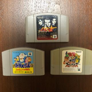 ニンテンドウ64(NINTENDO 64)のニンテンドー64  ソフト3本セット(家庭用ゲームソフト)