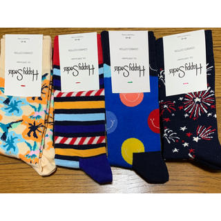ビームス(BEAMS)のハッピーソックス レディース4足 定価5720円 happy socks(ソックス)