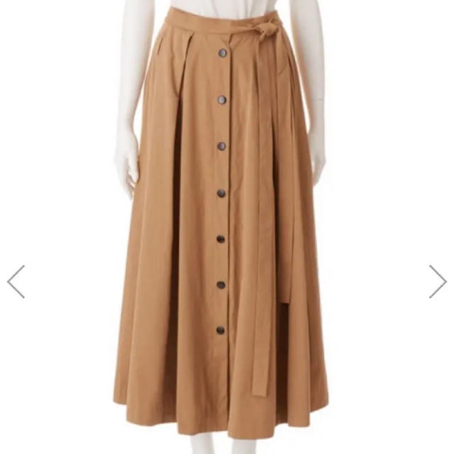 COCO DEAL(ココディール)の美品！cocodeal フロントドット釦タックフレアスカート レディースのスカート(ロングスカート)の商品写真
