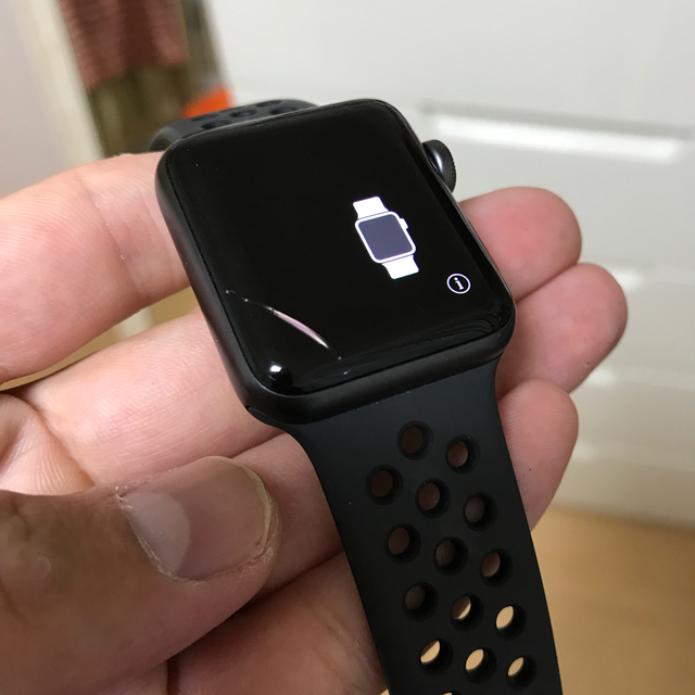 Apple Watch(アップルウォッチ)のApple Watch NIKEコラボseries３　 メンズの時計(腕時計(デジタル))の商品写真