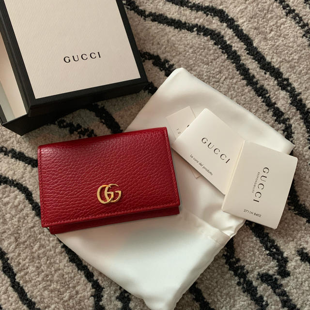 10月末までお値下げ‼️【GUCCI】プチマーモント カードケース