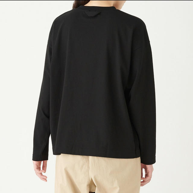 MUJI (無印良品)(ムジルシリョウヒン)のMUJI Labo クルーネックドロップショルダーＴシャツ レディースのトップス(Tシャツ(半袖/袖なし))の商品写真