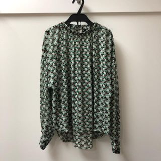 ザラ(ZARA)の竹内結子さん着用★ZARA  レトロ柄ブラウス(シャツ/ブラウス(長袖/七分))