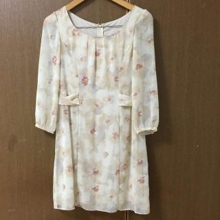 プロポーションボディドレッシング(PROPORTION BODY DRESSING)のぼかし花柄ワンピース お嬢(ひざ丈ワンピース)