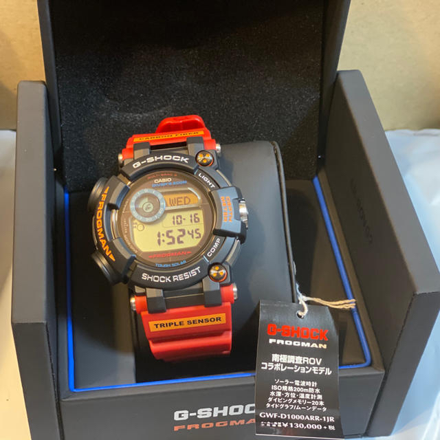 誠実】 G-SHOCK 3年保 GWF-D1000ARR-1JR FROGMAN G-SHOCK 新品