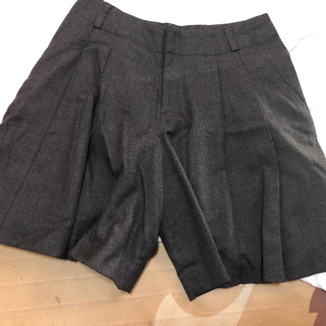 MUJI (無印良品)(ムジルシリョウヒン)の無印良品　ミニ丈キュロット レディースのスカート(ミニスカート)の商品写真