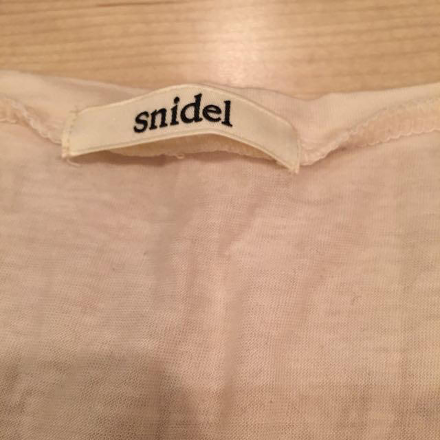 SNIDEL(スナイデル)のスナイデルカットソー レディースのトップス(カットソー(長袖/七分))の商品写真