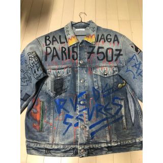登坂広臣さん着用balenciagaグラフィティデニムジャケット | www