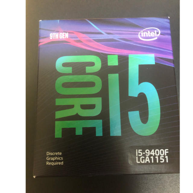 【超特価sale開催】  [CPU]Intel core cpuクーラー付き i5-9400f PCパーツ