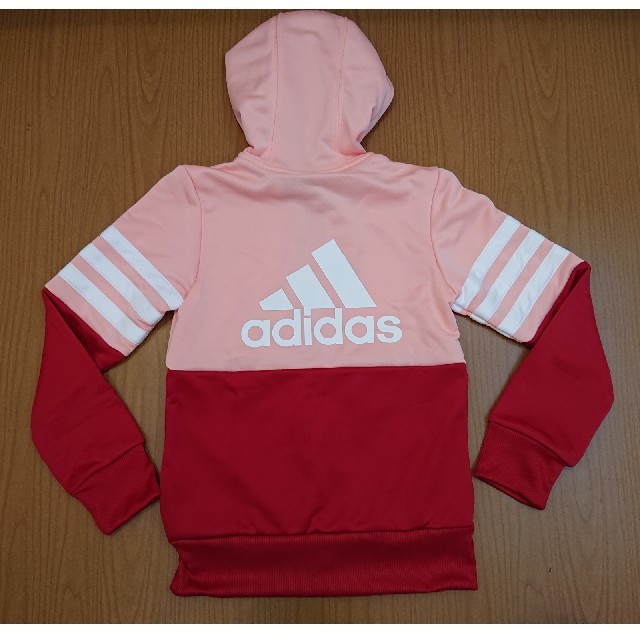 adidas(アディダス)のadidas アディダス キッズ パーカー ジャージ上下 セットアップ キッズ/ベビー/マタニティのキッズ服女の子用(90cm~)(その他)の商品写真